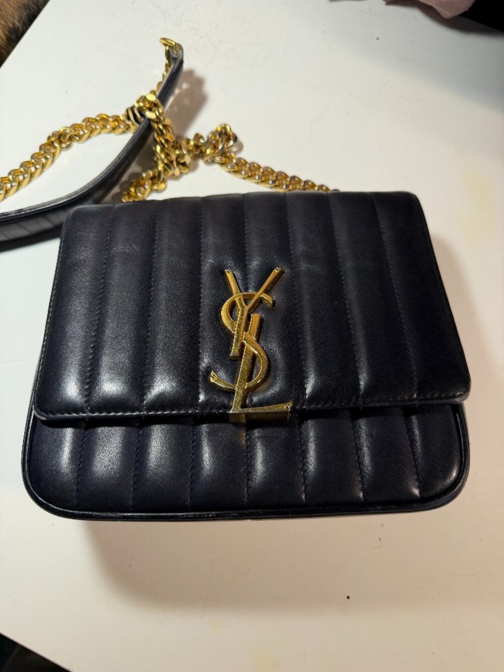 Saint Laurent Vicky Navy/Black
